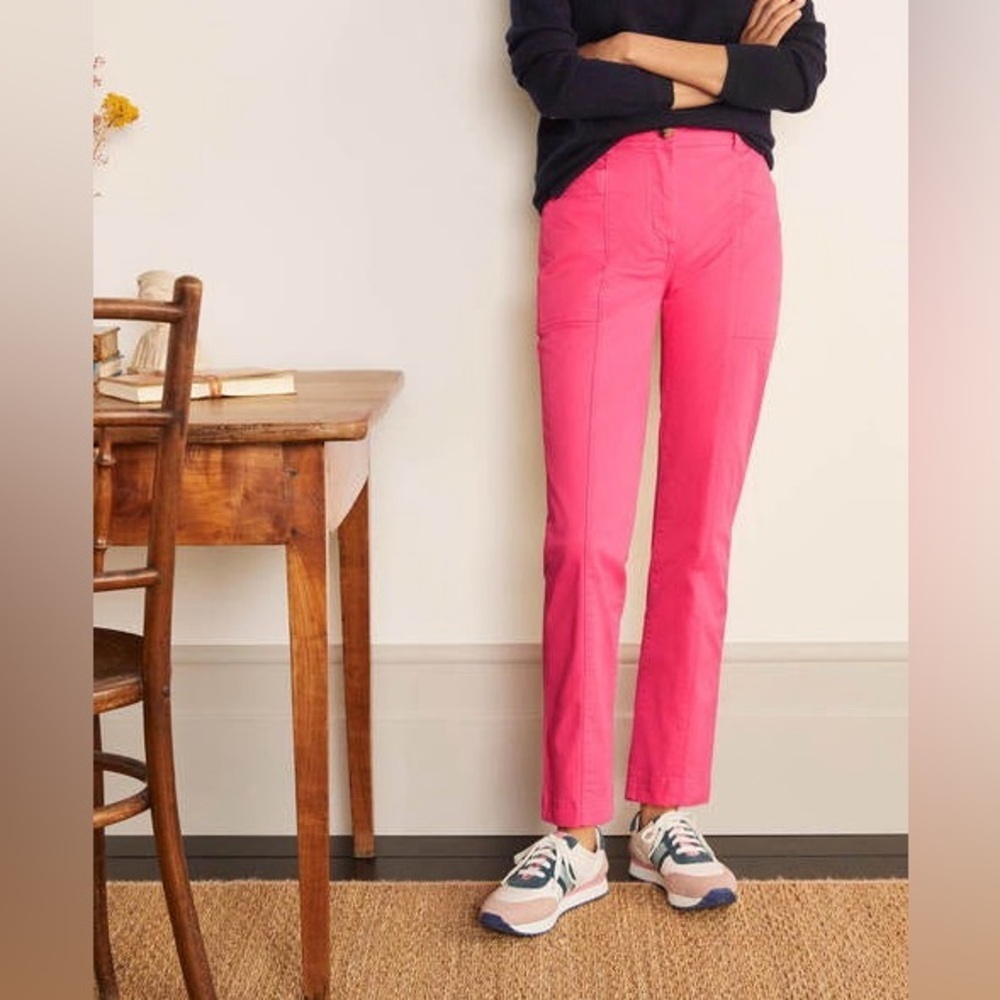 Boden NWT Pink Abingdon Trouser Pants